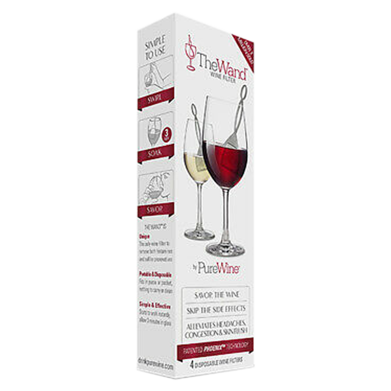 Pure Wine Wand Filter 4ct