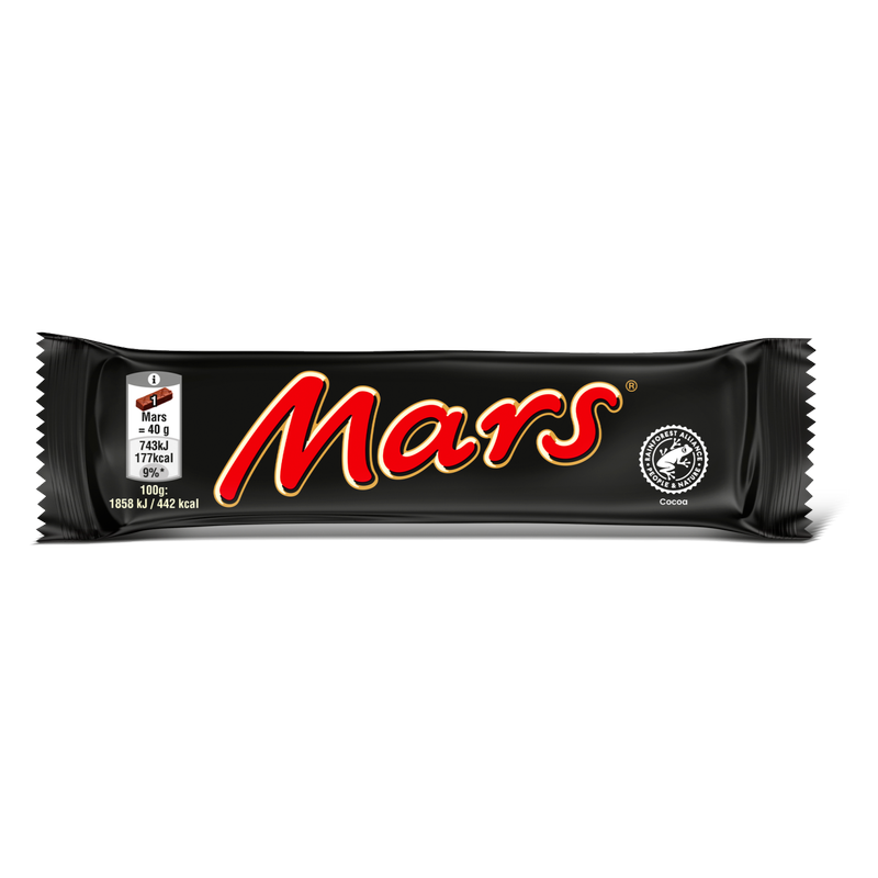 Mars Caramel & Milk Chocolate Bar, 40g