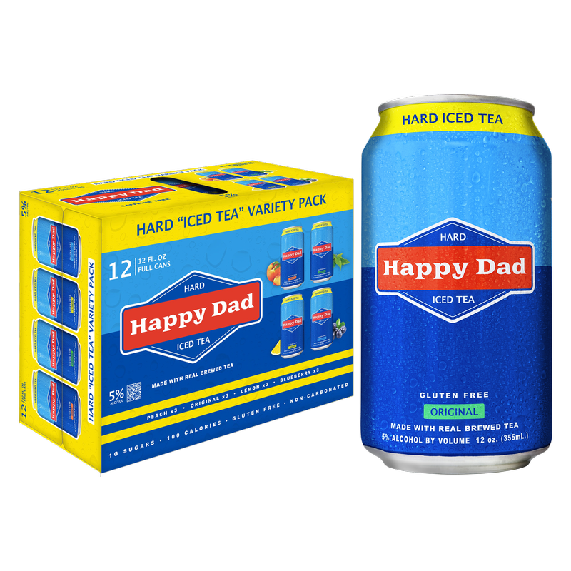 Happy Dad Hard Tea Half & Half 12pk 12oz 5% ABV