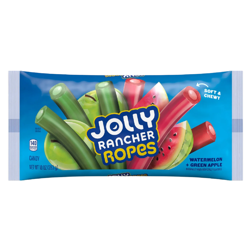 Jolly Rancher Ropes Watermelon & Green Apple, 6 oz