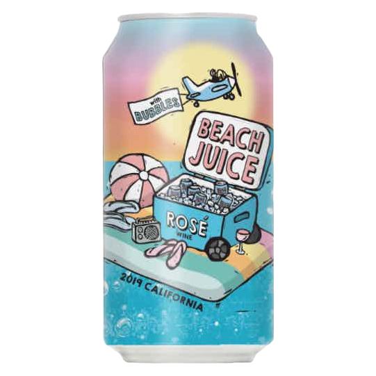 Beach Juice Rose With Bubbles 4pk 250ml 15% ABV