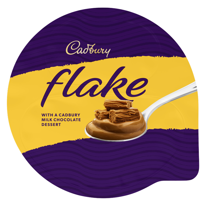 Cadbury Flake with a Cadbury Milk Chocolate Dessert, 75g