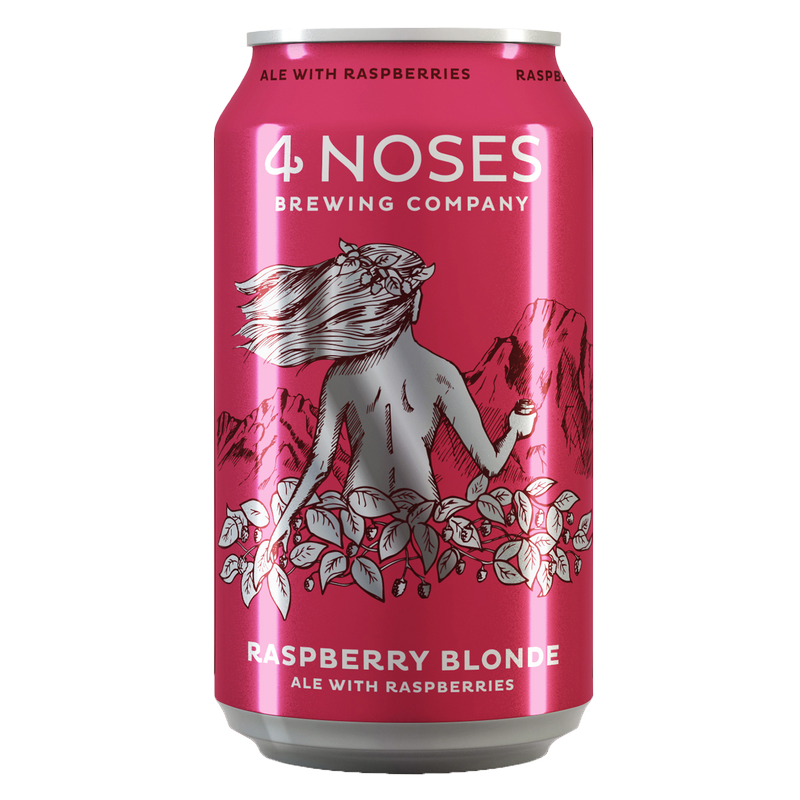 4 Noses Brewing Raspberry Blonde 6pk 12oz Can 6.5% ABV