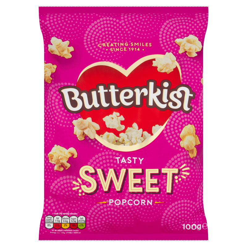 Butterkist Sweet Popcorn, 100g