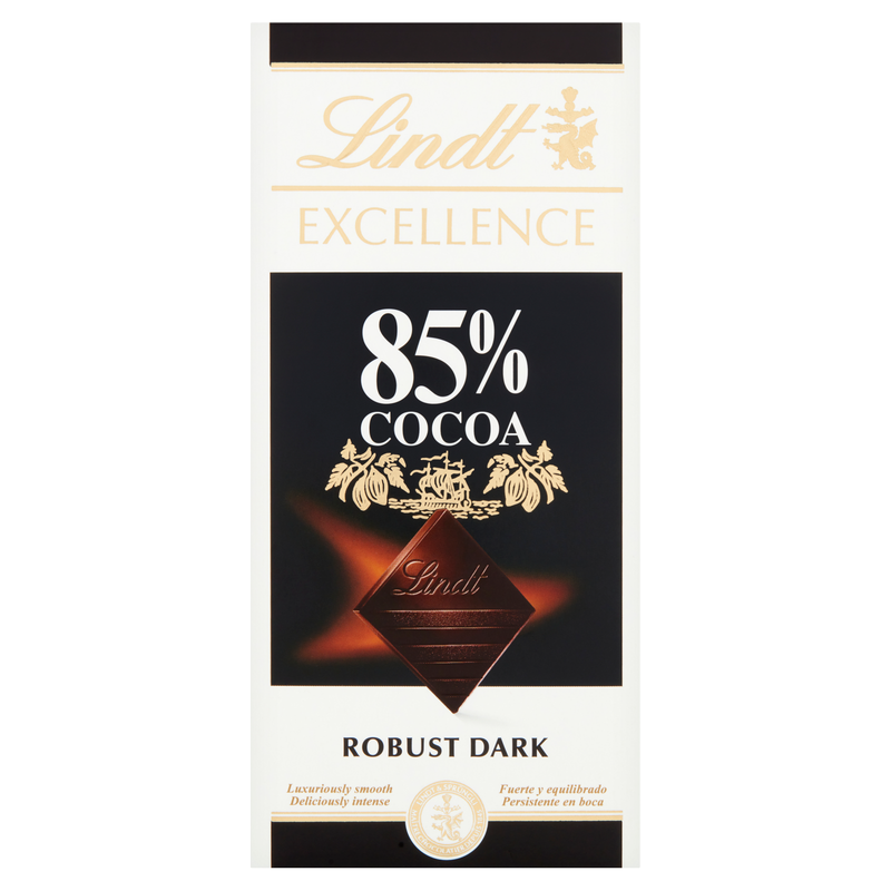 Lindt Excellence 85% Cocoa Chocolate, 100g