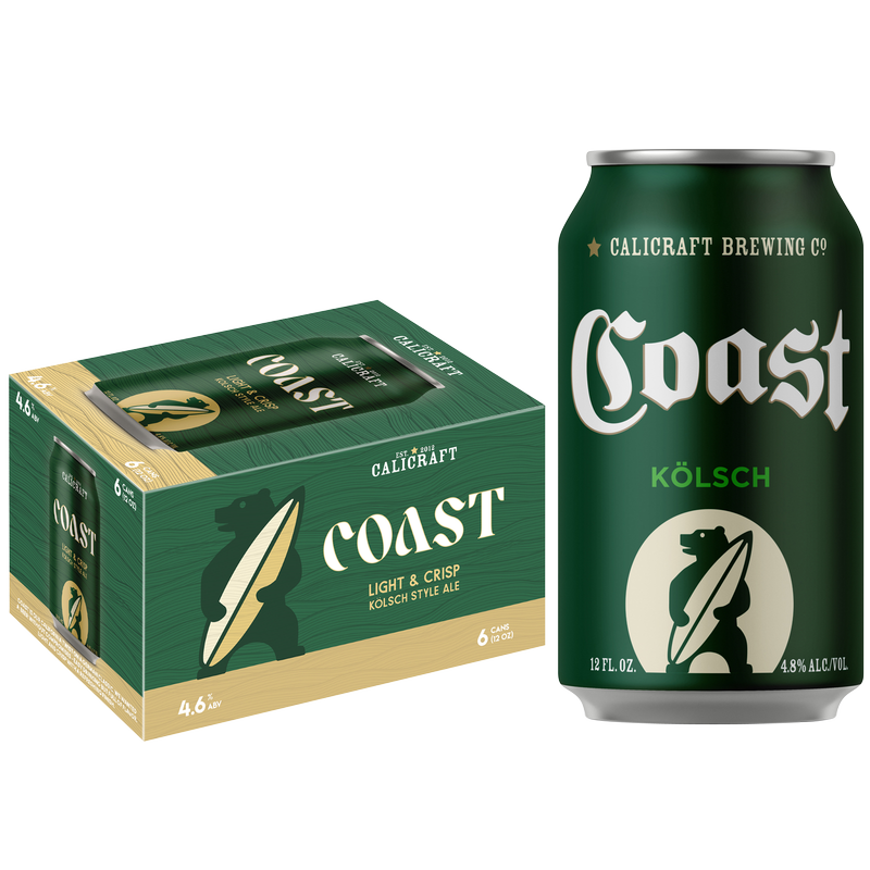Calicraft Brewing Co. Coast Kolsch 6pk 12oz