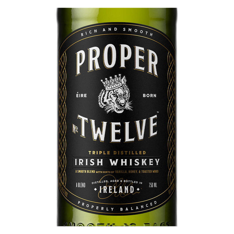 Proper No. Twelve Irish Whiskey 750ml (80 Proof)