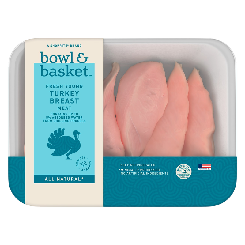 Bowl & Basket Fresh Turkey Cutlet - 1lb