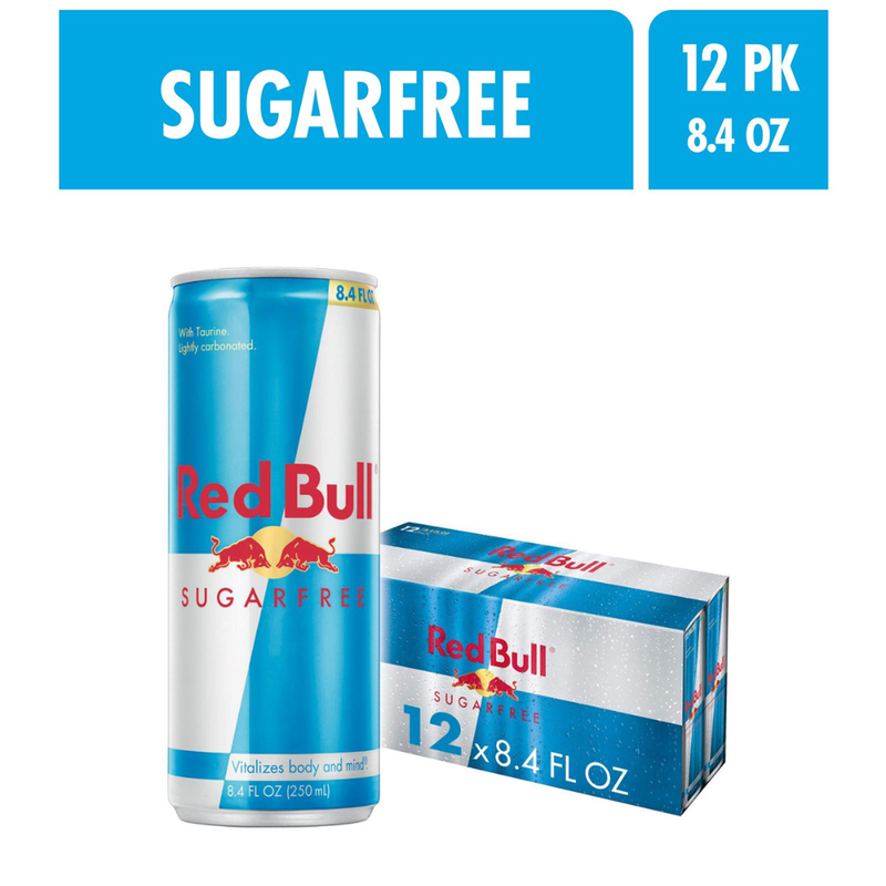 Red Bull Energy Drink Sugar Free 12pk 8.4oz Can