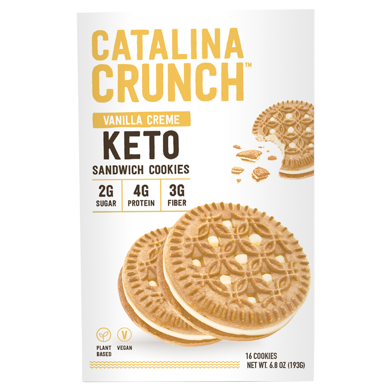 Catalina Crunch Vanilla Creme Keto Sandwich Cookie 6.8oz