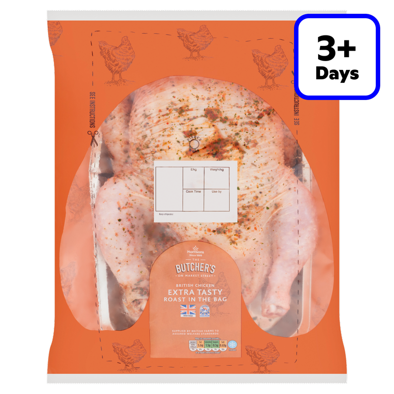Morrisons British Extra Tasty Whole Chicken, 1.6kg