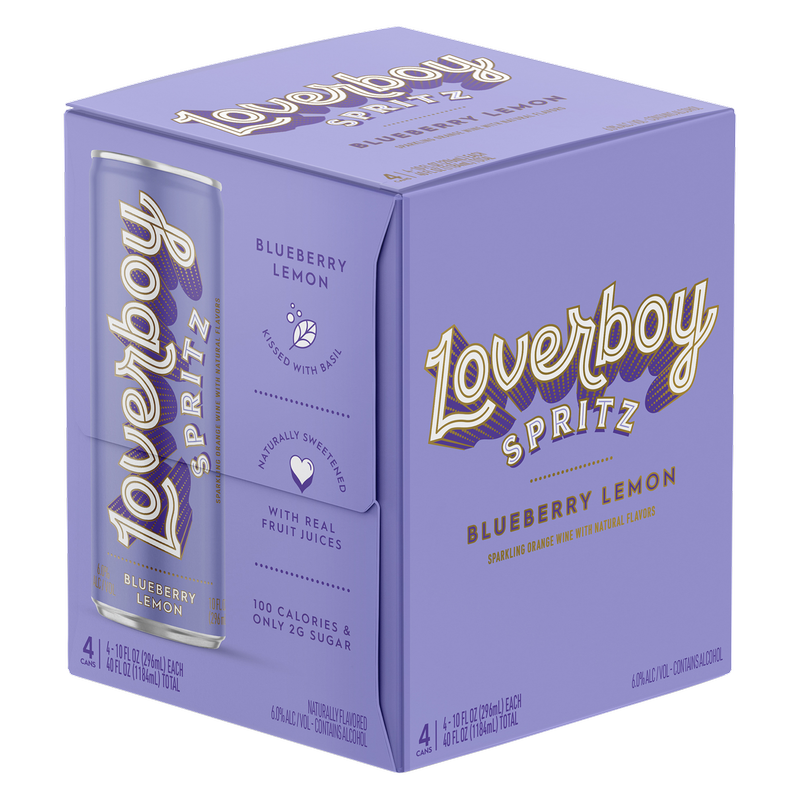 Loverboy Blueberry Lemon Spritz 4pk 250ml Can 6.0% ABV
