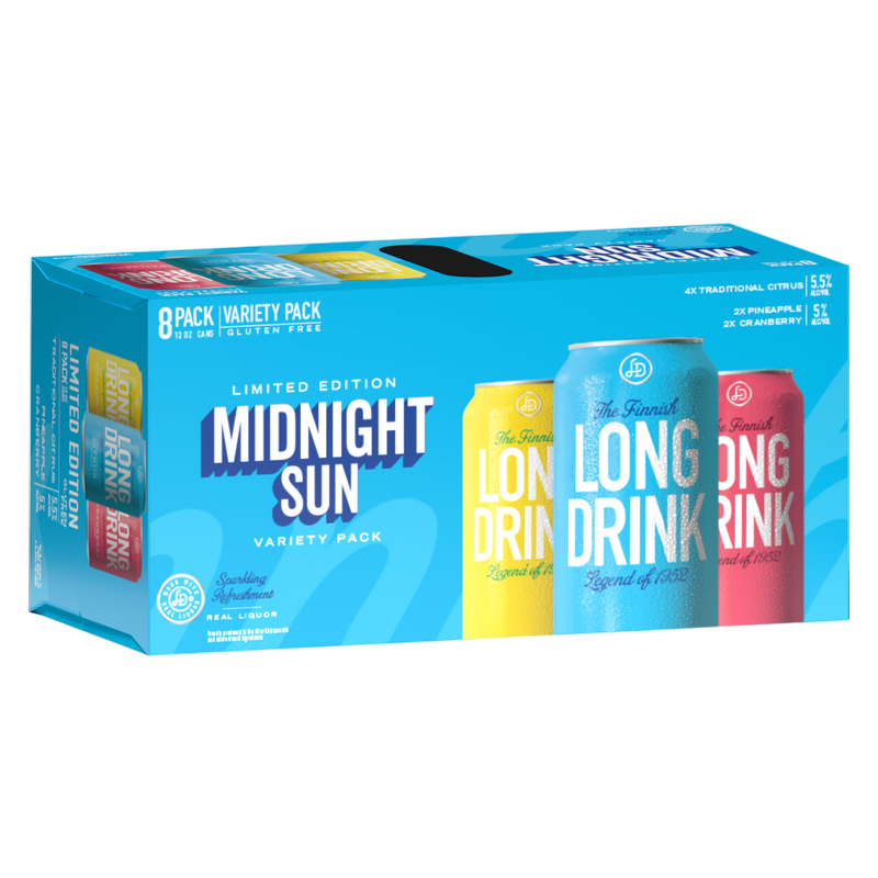 Long Drink Midnight Sun 8pk 12oz Cans 5.5% ABV