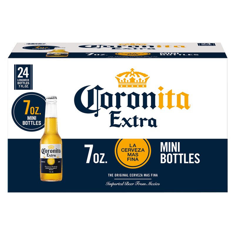 Corona Extra Coronita 24pk 7oz Btl 4.6% ABV