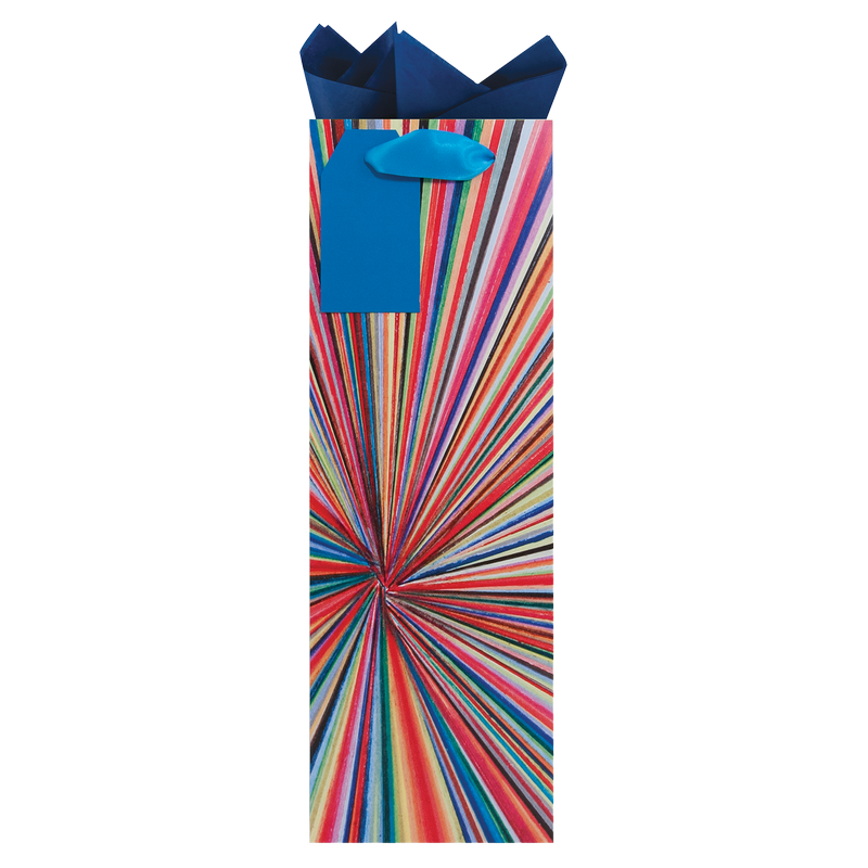 The Gift Wrap Company Prism Bottle Gift Bag