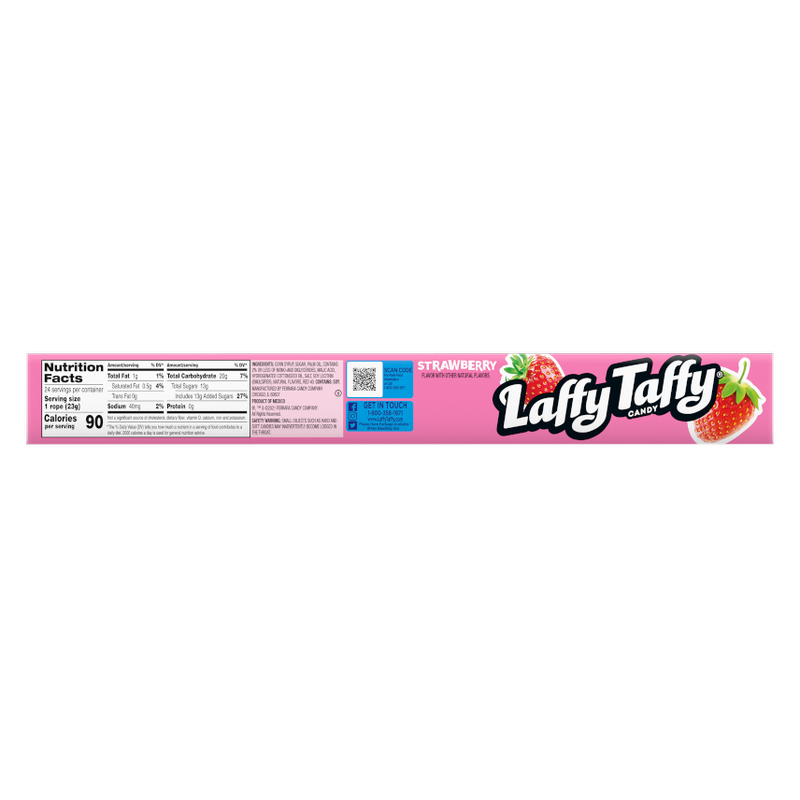 Laffy Taffy Rope Strawberry, 0.81oz