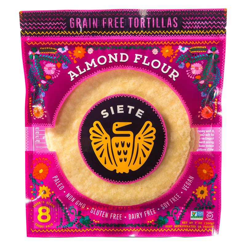 Siete Grain Free Almond Flour Frozen Tortillas - 8ct/7oz