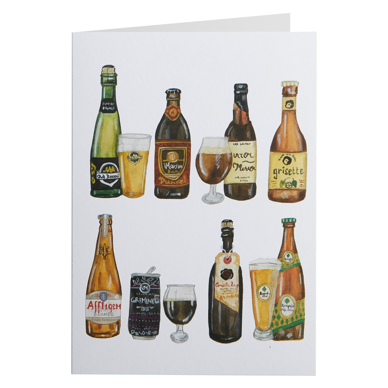 NIQUEA.D "World's Best Craft Beers" Birthday Card 5x7