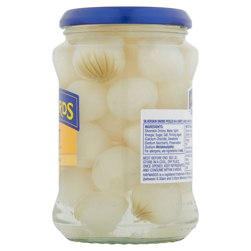 Haywards Sweet and Mild Silverskin Onions, 400g