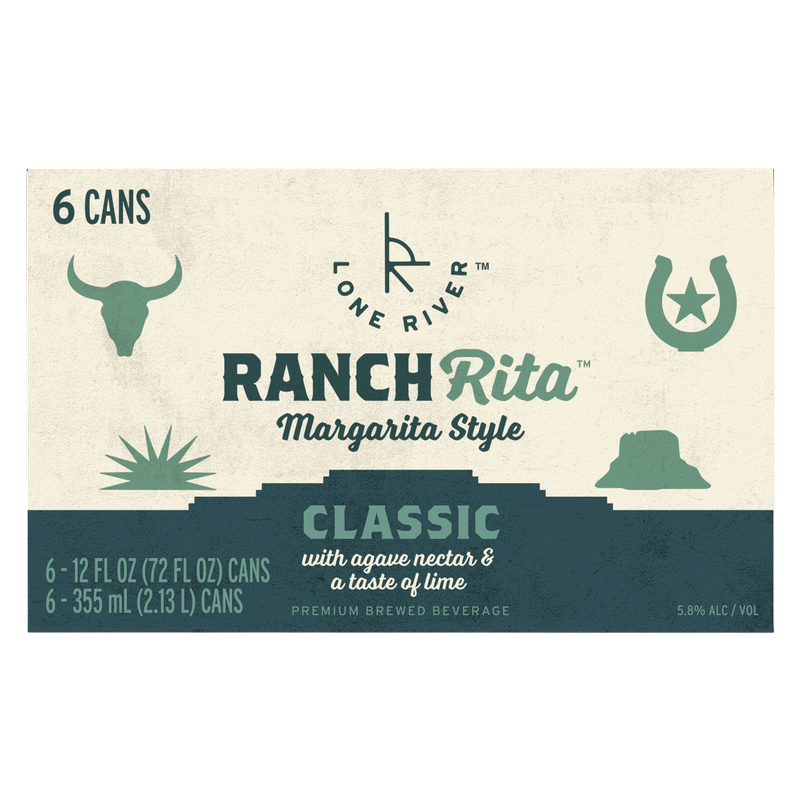 Lone River Ranch Water RanchRita Margarita Style Classic (6PKC 12 OZ)