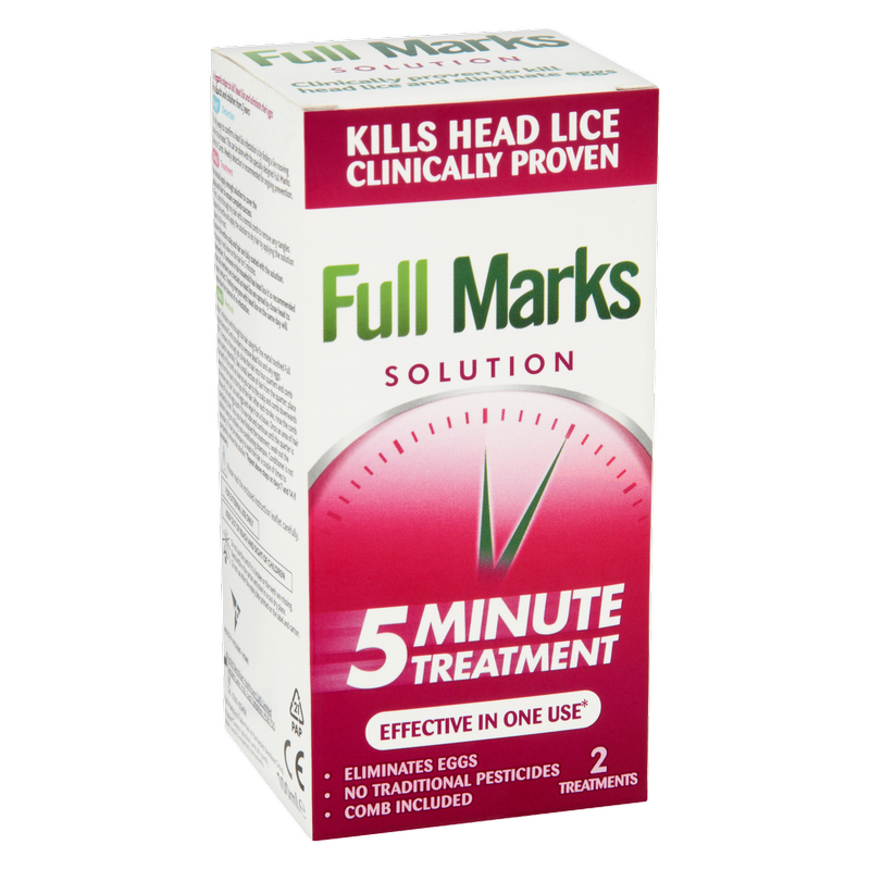 Full Marks Head Lice Solution, 100ml