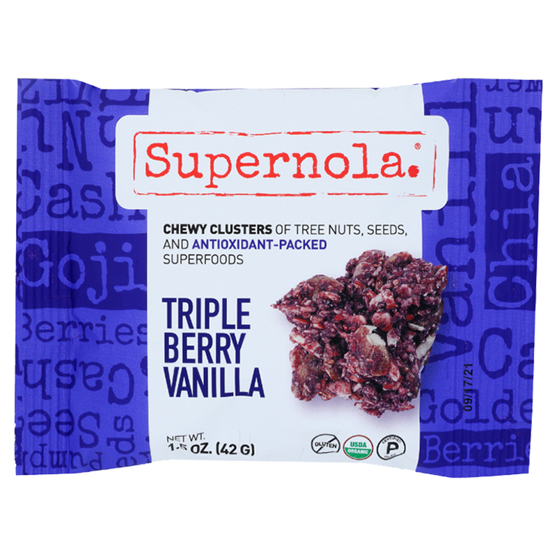 Supernola Triple Berry Vanilla Chewy Clusters 1.5oz