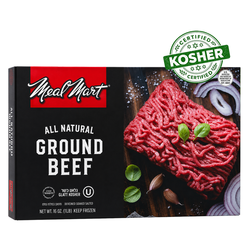 Meal Mart Kosher Ground Beef - 1lb