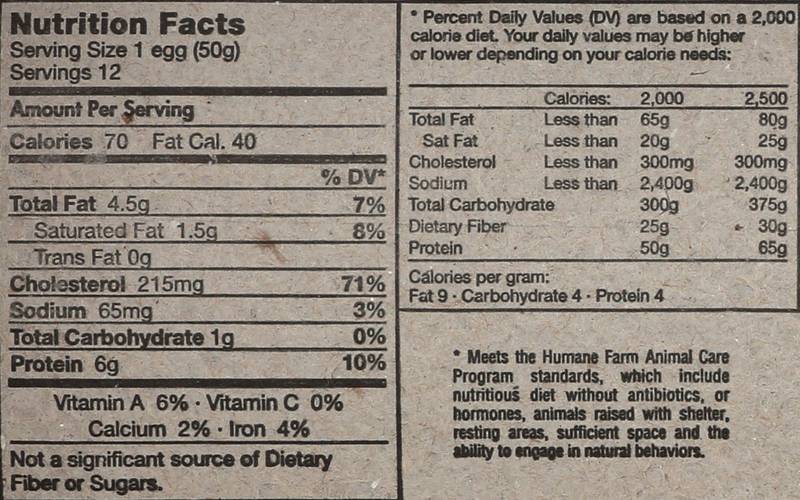 Wilcox Farms Cage Free Large White Eggs -12ct 