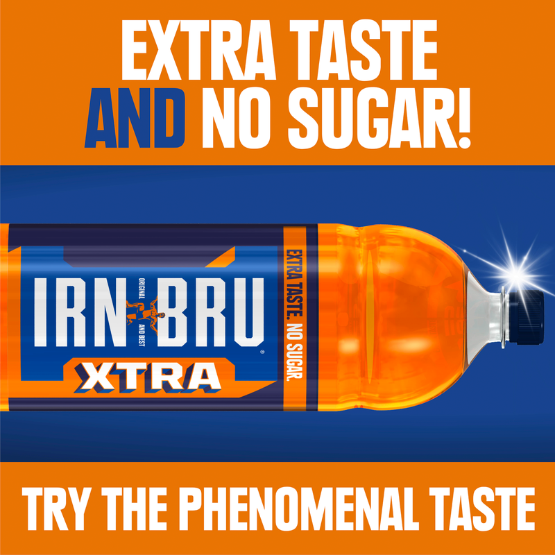 Irn-Bru Xtra Sugar Free Soft Drink, 2L