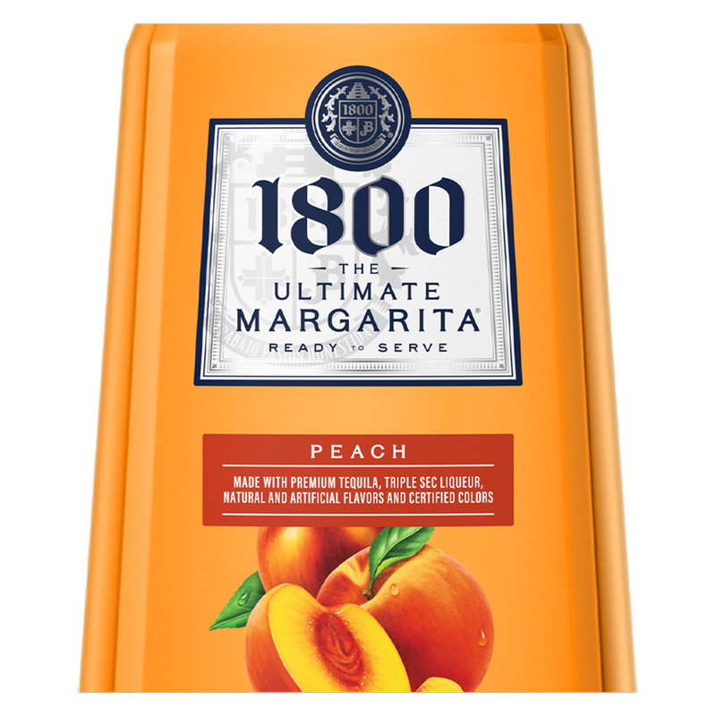 1800 Ultimate Peach Margarita Plastic 1.75L