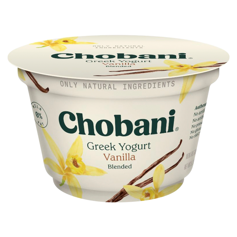Chobani Vanilla Nonfat Greek Yogurt - 5.3oz