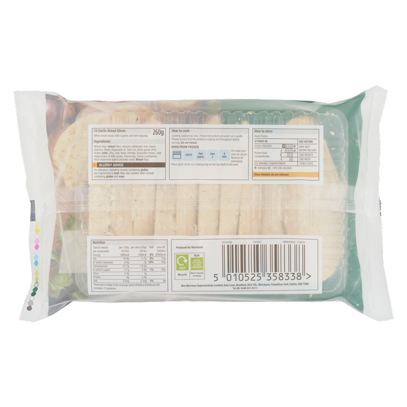 Morrisons Garlic Bread Slices, 260g