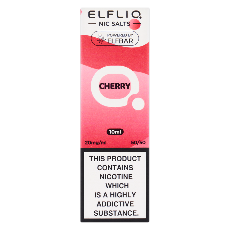 Elfliq Cherry Nic Salt E-Liquid 20mg/ml, 10ml