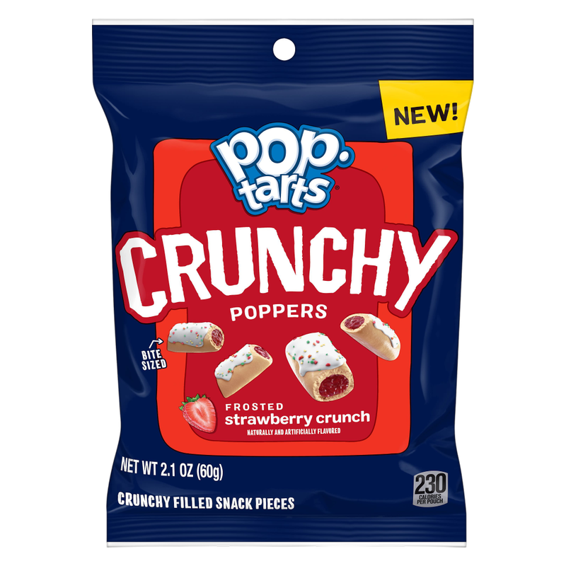 Pop-Tarts® Crunchy Poppers Frosted Strawberry Crunch, 2.1oz