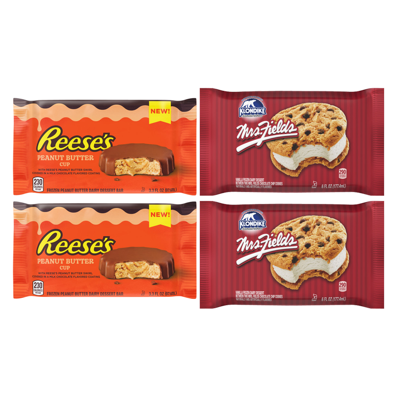 Klondike & Reese's Ice Cream Treats Bundle 4ct