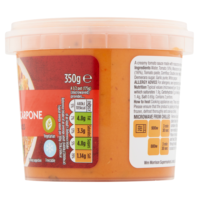 Morrisons Tomato & Mascarpone Pasta Sauce, 350g