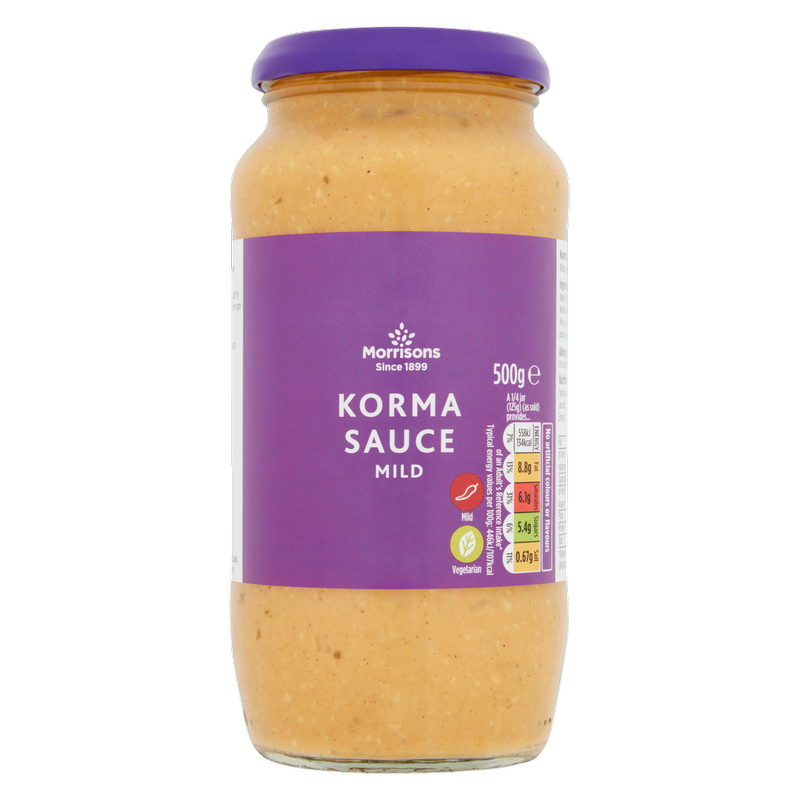 Morrisons Korma Sauce Mild, 500g
