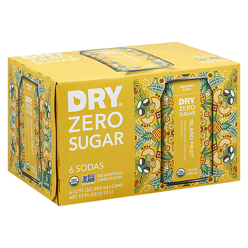 Dry Zerp Sugar Island Fruit6pk 12oz Can