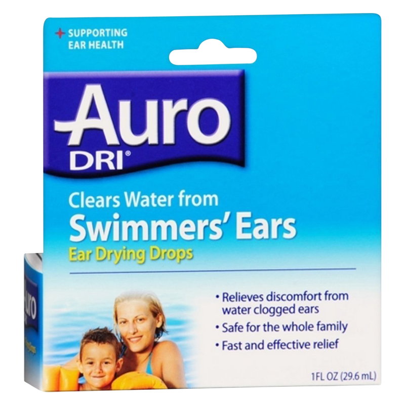 Auro-Dri Swimmers' Ears Ear Drying Drops 1oz