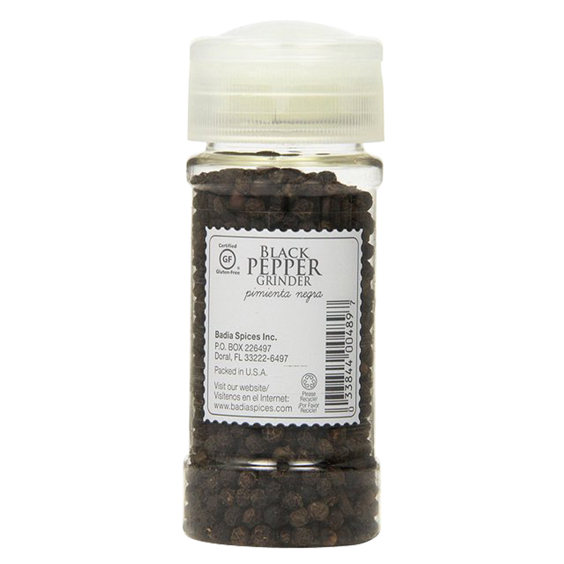 Badia Black Pepper Grinder 2.25oz