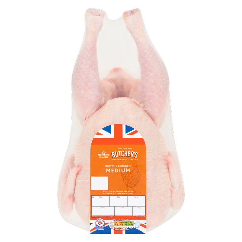 Morrisons British Medium Whole Chicken, 1.45kg