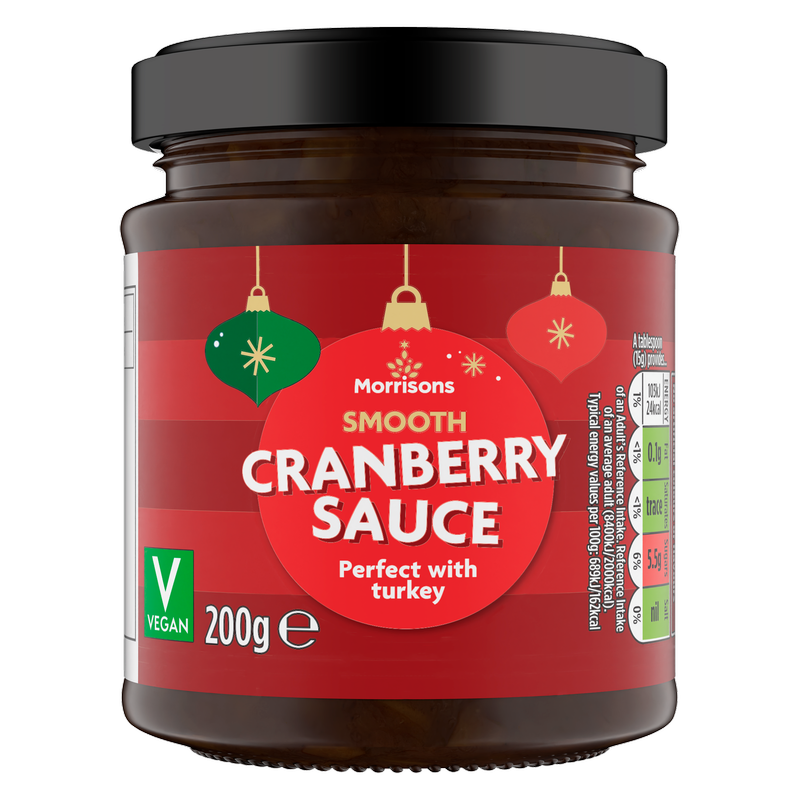 Morrisons Smooth Cranberry Sauce, 200g