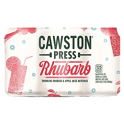 Cawston Press Rhubarb With Crisp Apples 6pk 12oz