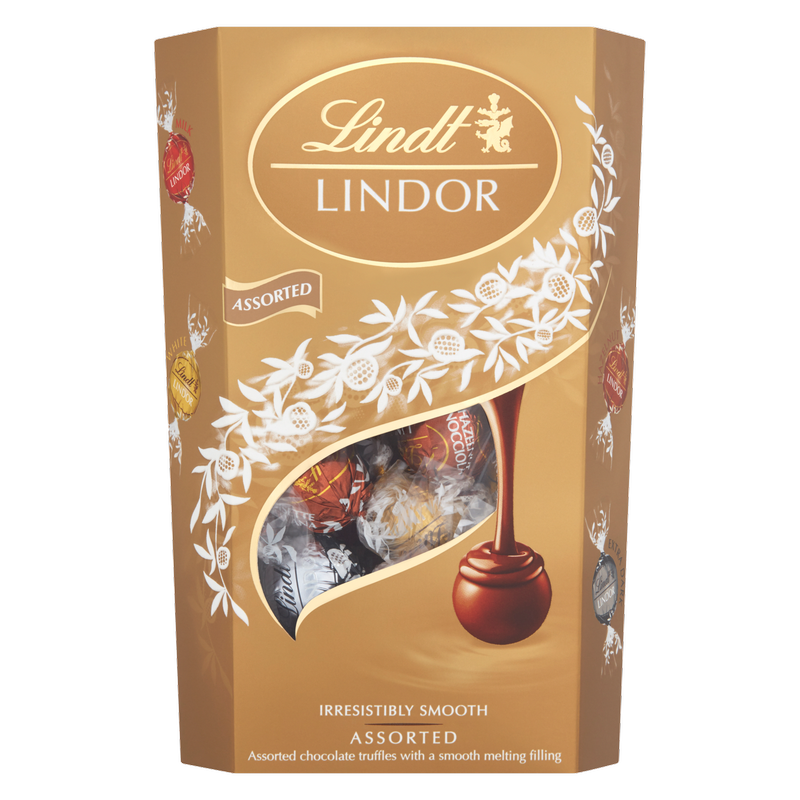 Lindt Lindor Assorted Chocolate Truffles Box, 337g