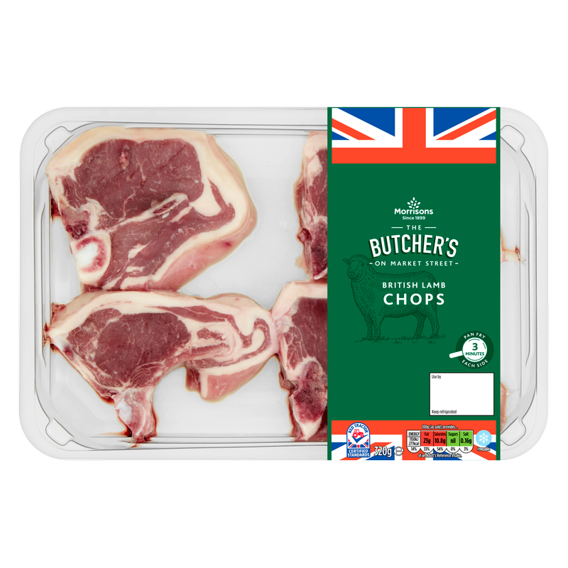 Morrisons British Lamb Chops, 320g