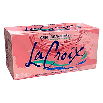 La Croix Cran-RaspberrySparkling Water 8pk 12oz