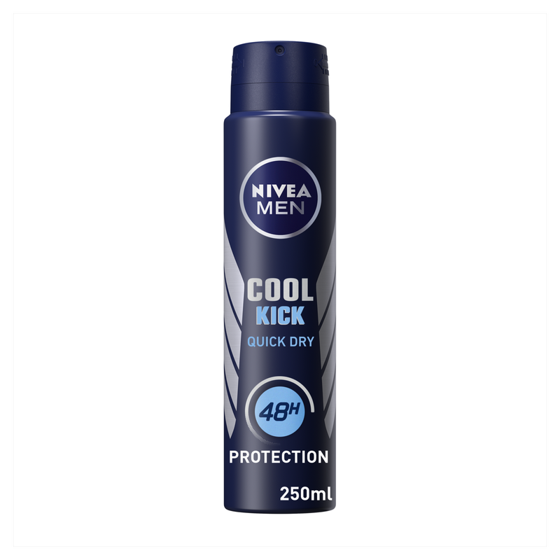 Nivea Men Cool Kick Spray Deodorant, 250ml