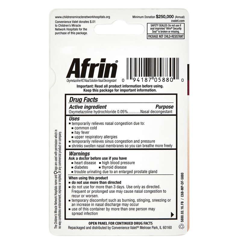 Afrin Original 12-hour Nasal Spray 0.2oz