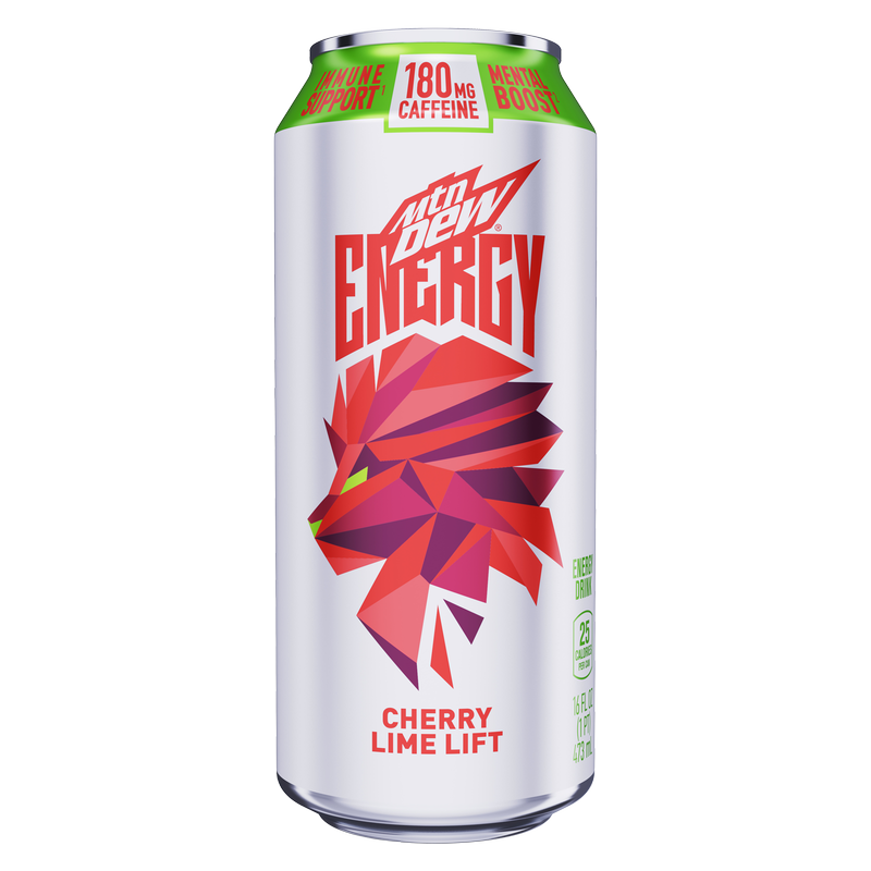 Mountain Dew Energy Cherry Lime Lift 16oz