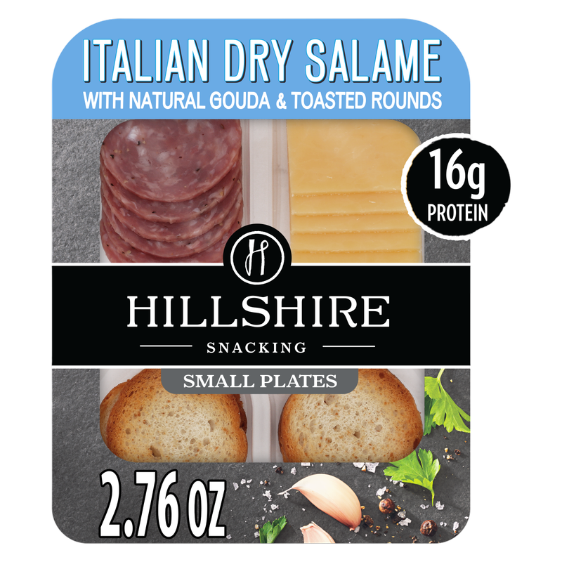 Hillshire Italian Dry Salame & Gouda Cheese with Crackers - 2.76oz